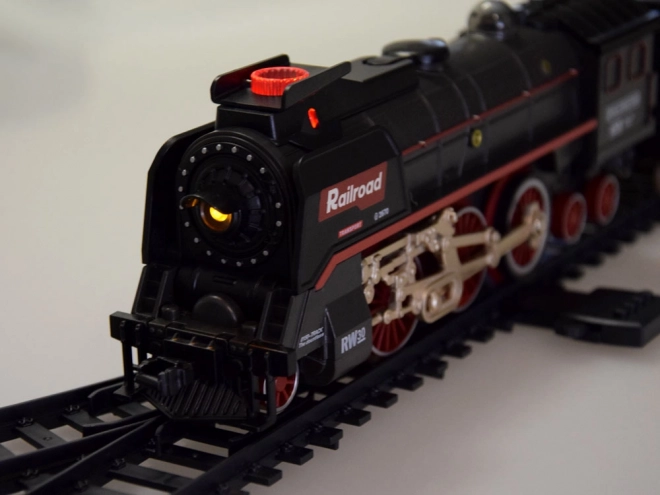 Train électrique 185x99cm la fumée s'évapore effet sonore RC0622