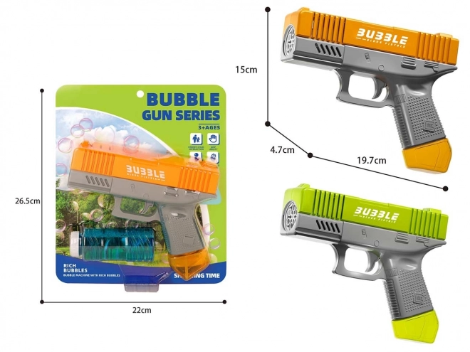 Pistolet à bulles avec liquide