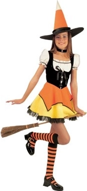 Costume de sorcière pour filles XL