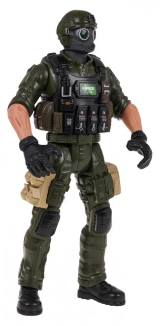 Figurine de soldat + accessoires