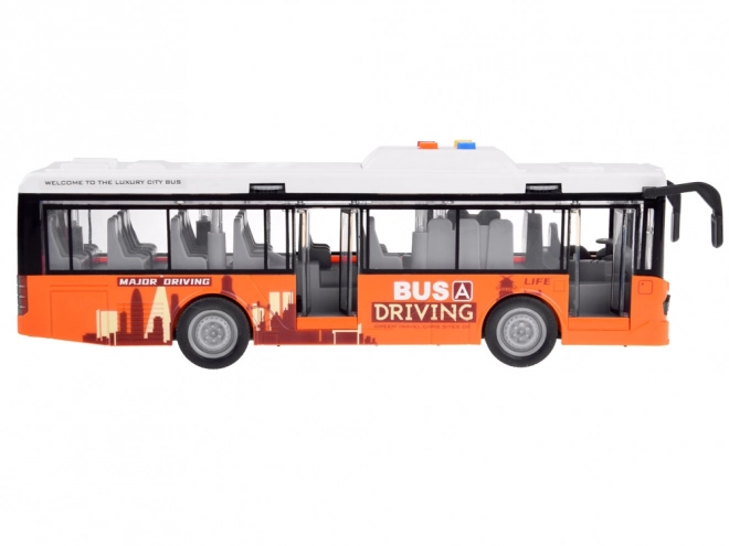 Grand bus avec sons et lumières
