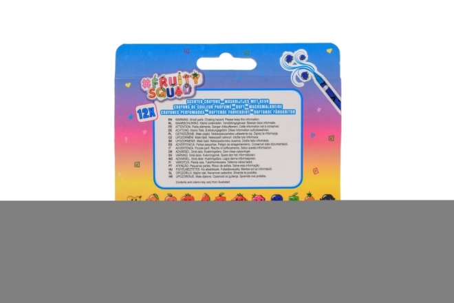 Crayons parfumés Fruity Squad 12 pcs