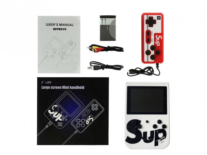 Mini console de jeu portable rétro avec 400 jeux