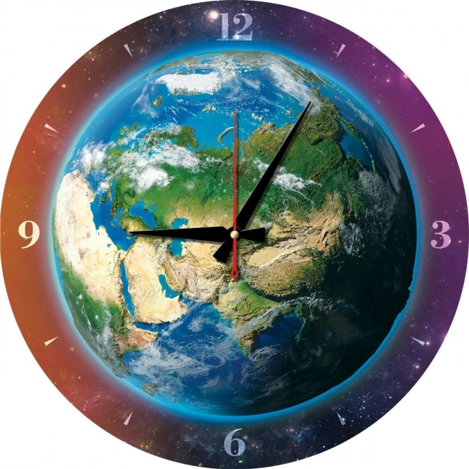 ART PUZZLE Puzzle horloge Monde 570 pièces (y compris le cadre)