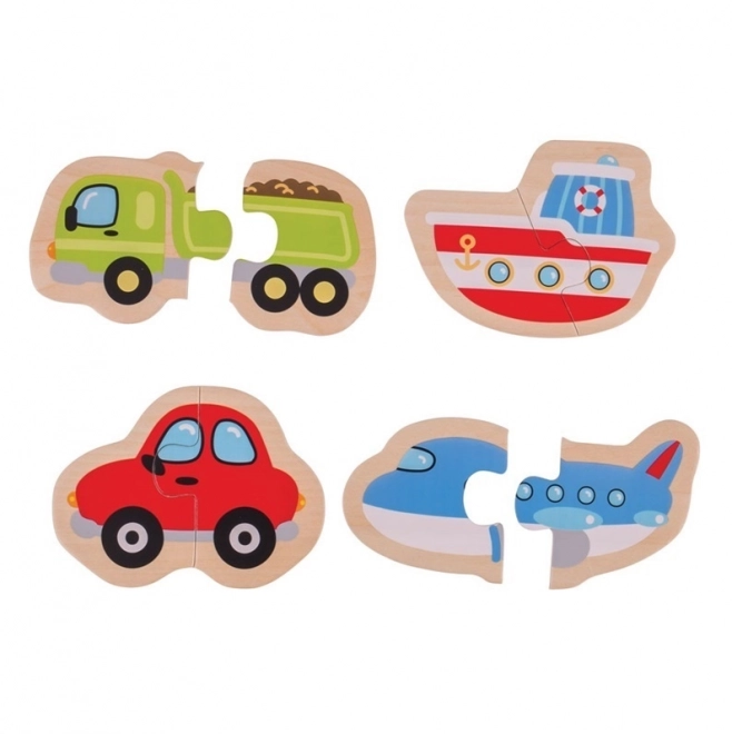 Bigjigs Toys Puzzle facile Moyens de transport