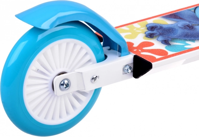 Trottinette pliable Disney STITCH blanche pour enfants jusqu’à 50 kg