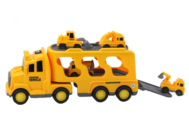 Auto Laval Lora Assistance Routière Véhicule de Chantier Jaune