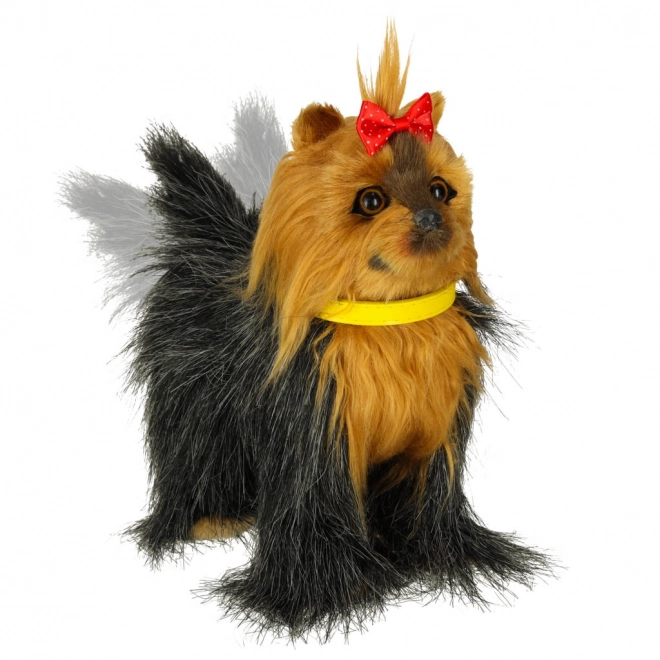 Chien en peluche interactif York