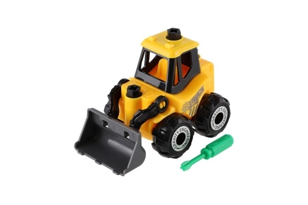 Jeu de construction auto en plastique avec roue libre
