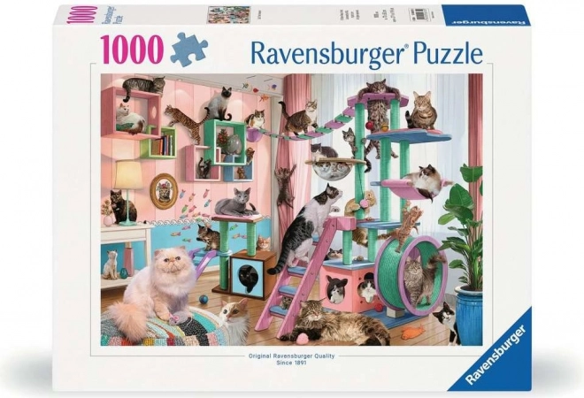 Puzzle Ciel des chats 1000 pièces