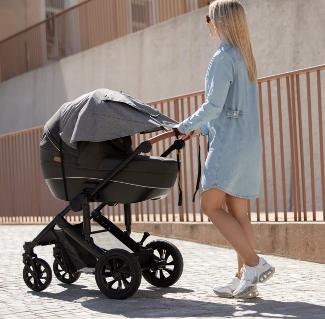 Pare-soleil FreeON pour poussette avec fenêtre transparente