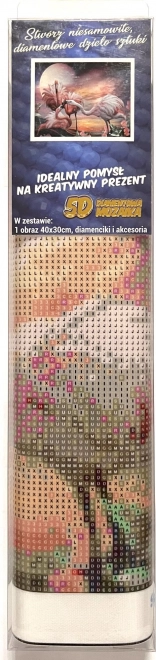 Norimpex peinture au diamant Flamants roses 30x40 cm