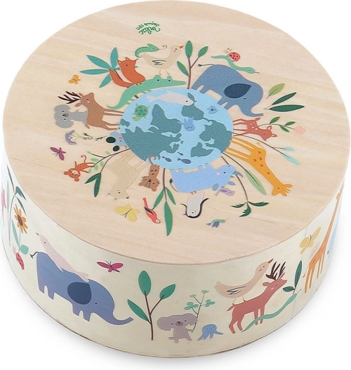 Vilac Cajón en Bois Animaux du monde