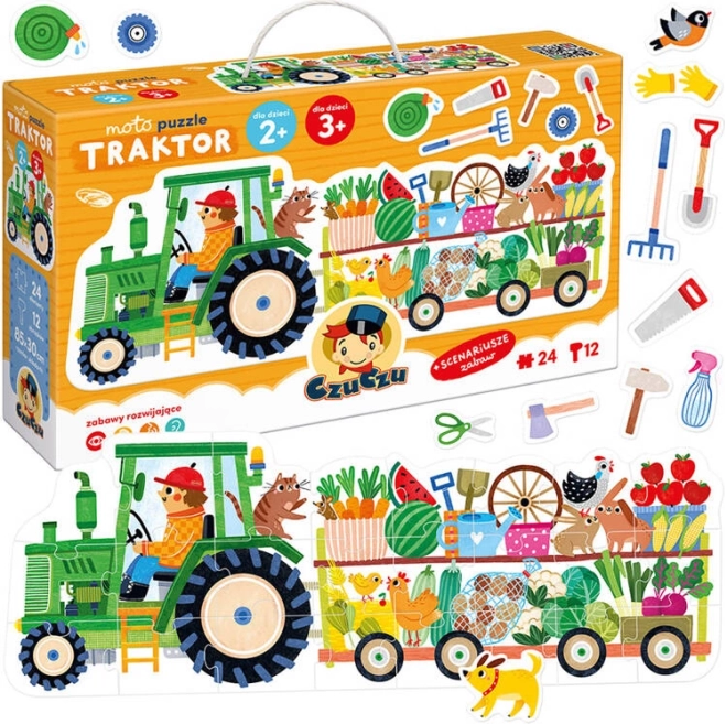 Moto Puzzle Tracteur