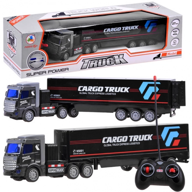 Tracteur avec remorque télécommandé RC