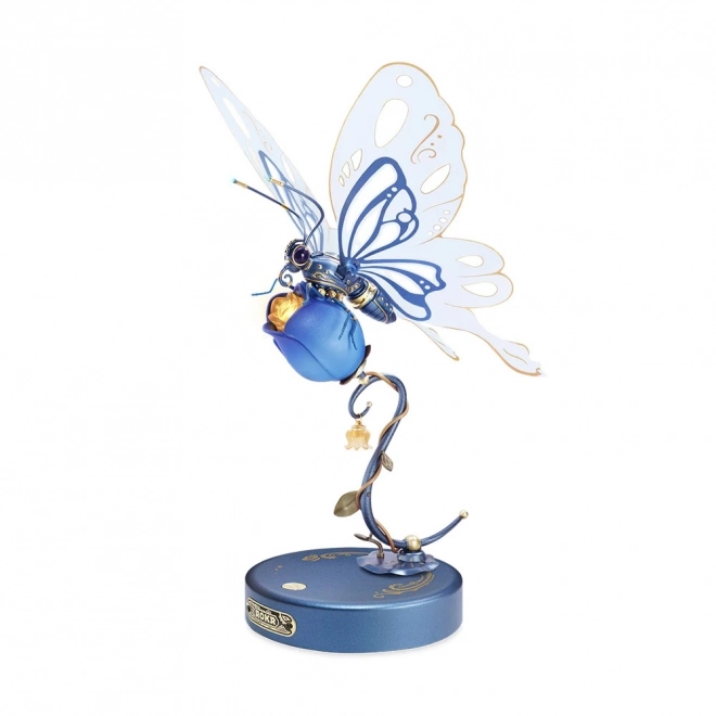 RoboTime 3D Puzzle mécanique Papillon Bleu