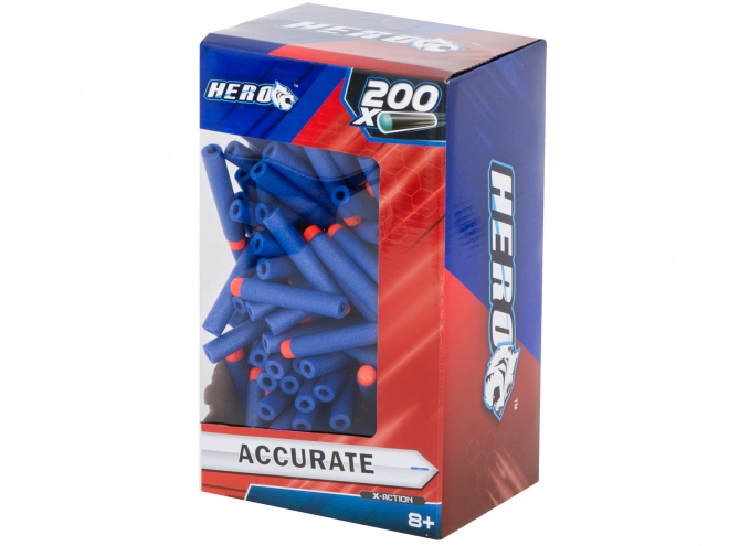 Munitions de rechange compatibles avec NERF 7,2cm BOÎTE 200 pcs.