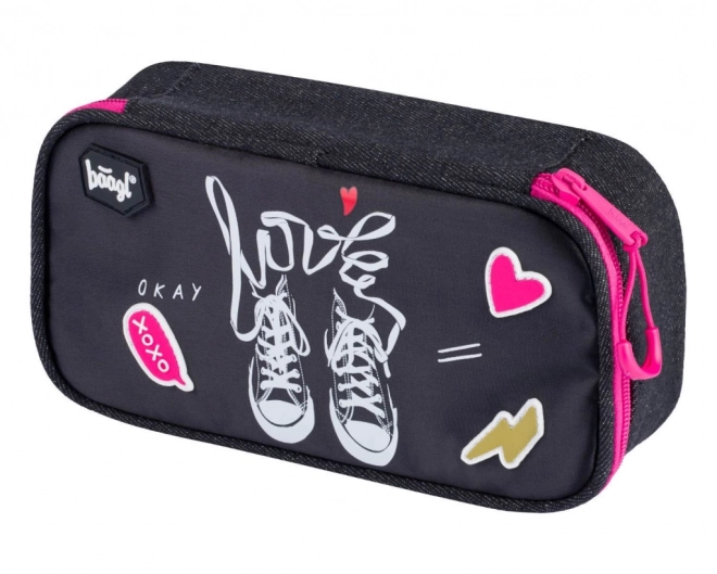 Trousse d'école étui baskets