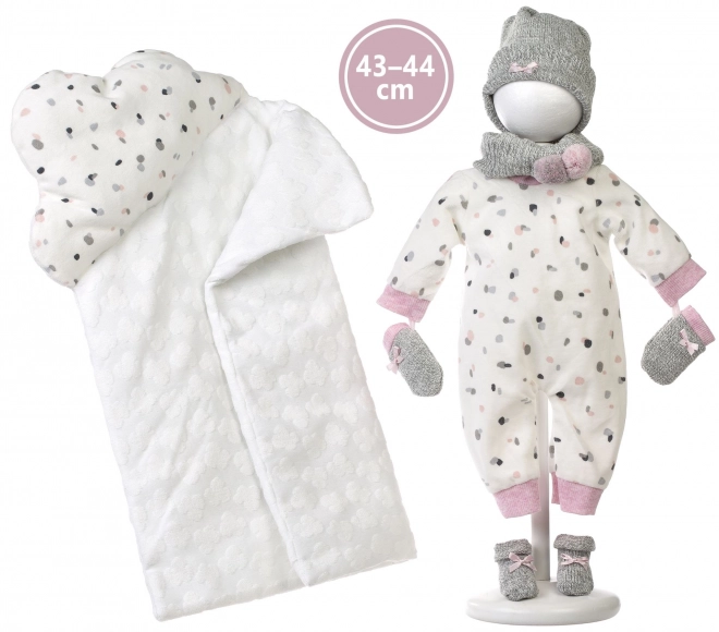 Llorens M843-36 ensemble pour poupée bébé NOUVEAU-NÉ taille 43-44 cm