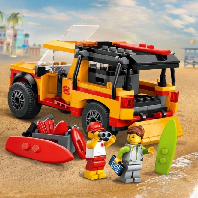 Lego City Camionnette de Sauvetage en Plage