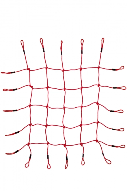 Petite Échelle en Corde Rouge - 170 x 170 cm