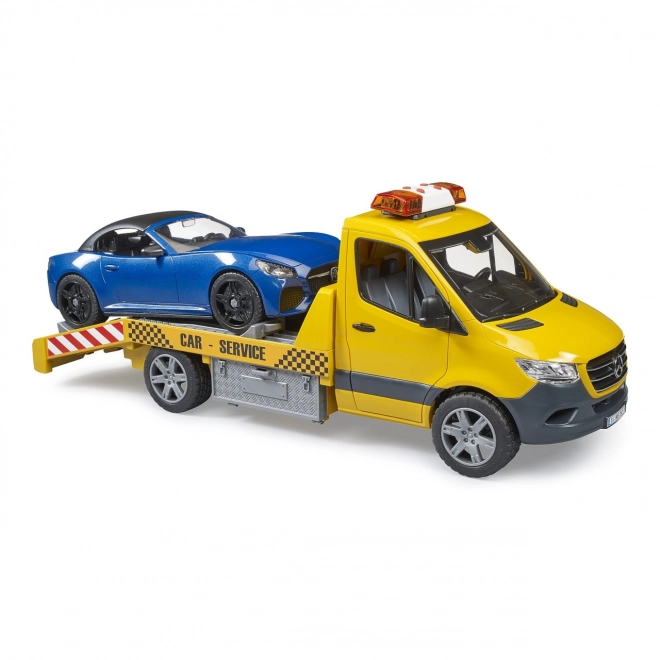 Bruder Voiture de remorquage MB Sprinter avec voiture de sport