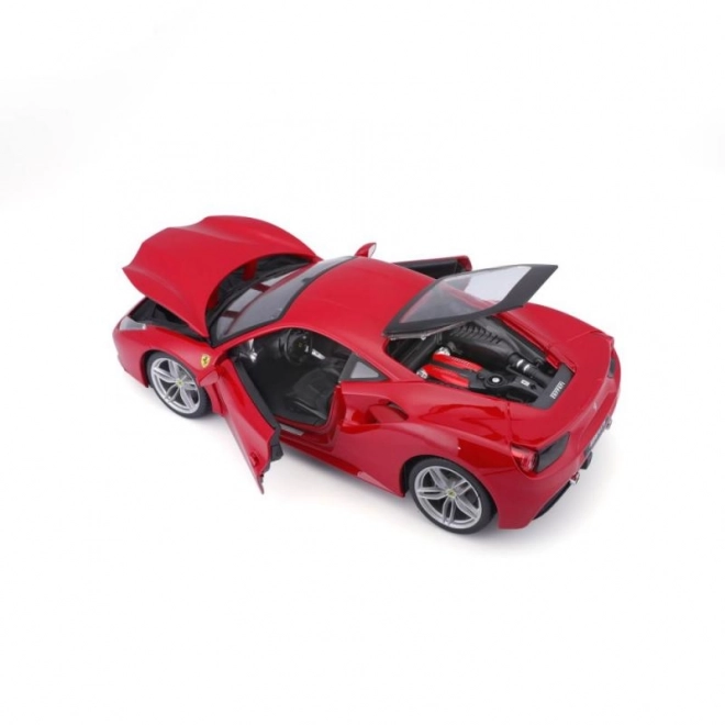 Voiture en métal Ferrari 488 GTB rouge