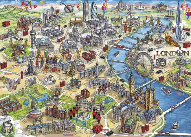 Puzzle monuments de Londres 1000 pièces