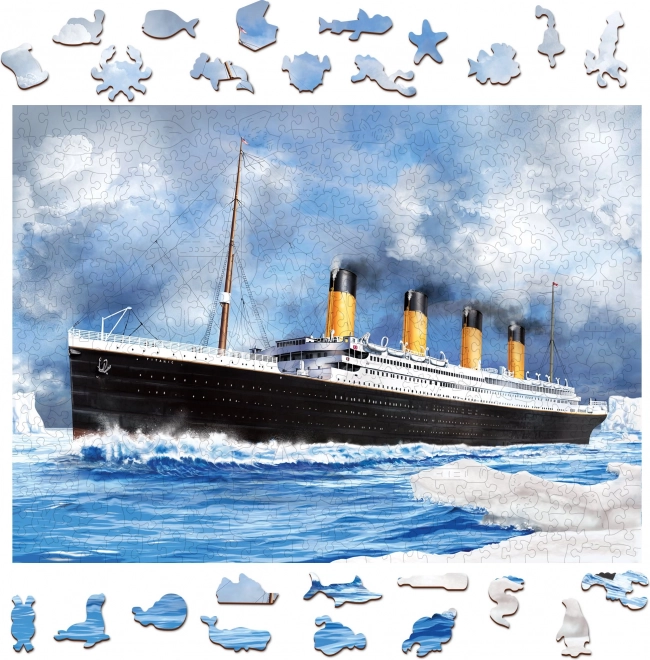 WOODEN CITY puzzle en bois Titanic 505 pièces