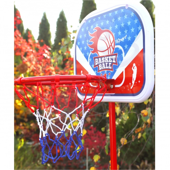 Ensemble de basketball WOOPIE avec support et ballon