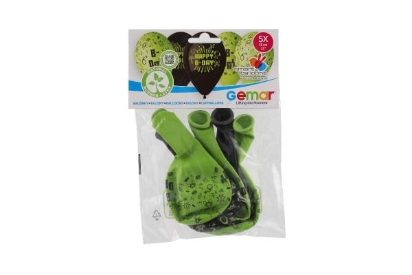 Ballon/Ballons gonflables avec impression Minecraft 13'' diamètre 33cm 5pcs dans le sac