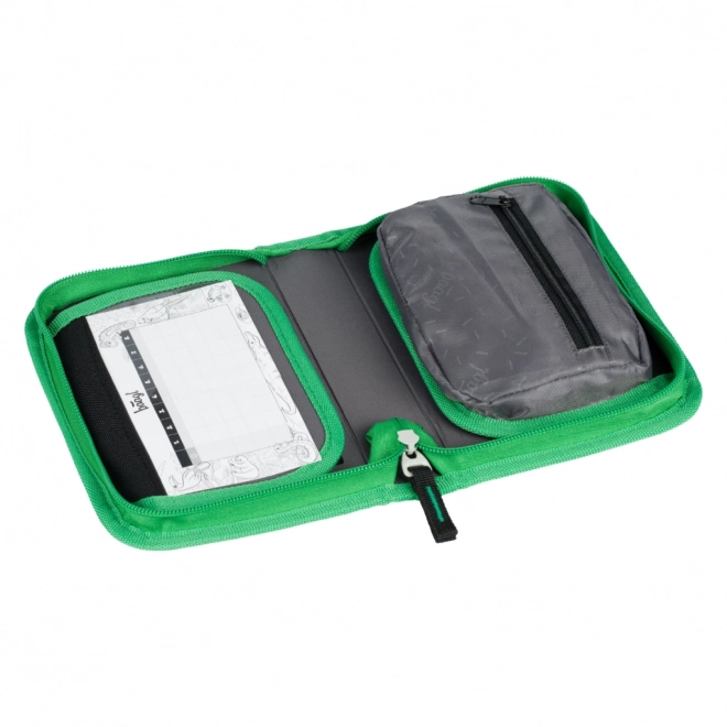 BAAGL Trousse d'école un étage Football Ballon vert