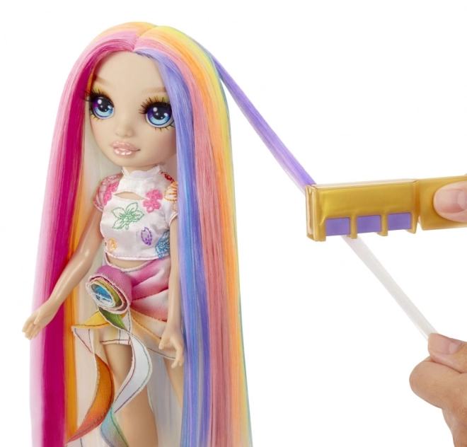 Poupée Rainbow High avec craies pour cheveux