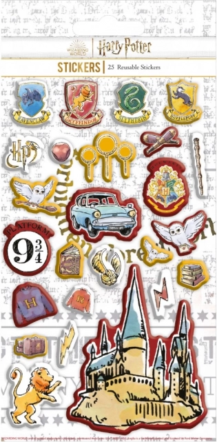 Harry Potter autocollants 3D réutilisables