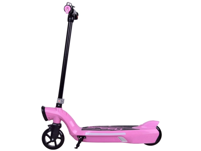 Trottinette électrique avec éclairage LED – Rose