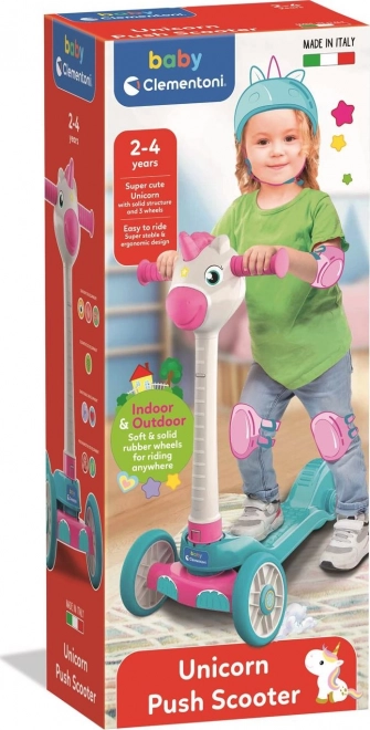 CLEMENTONI BABY Trottinette Licorne