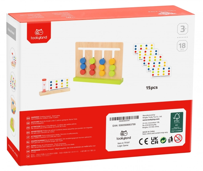 Jeu de logique emboîtement des couleurs TOOKY TOY