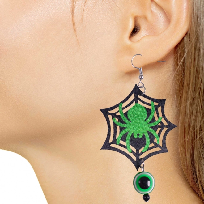 Boucles d'oreilles araignées sorcière/Halloween
