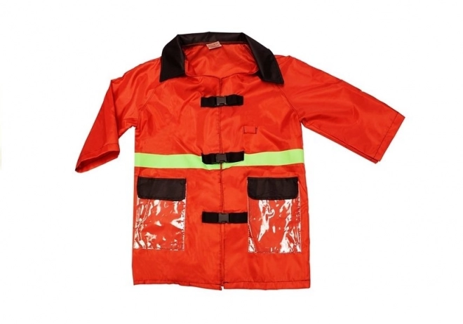 Costume de pompier pour enfants avec casque et accessoires