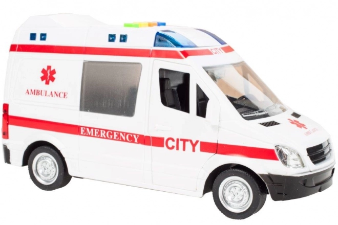 Ambulance avec effets sonores