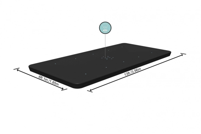 Couverture de piscine BESTWAY PowerSteel 13Ft