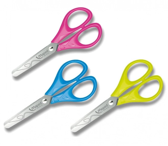 MAPED Ciseaux avec pointe ronde Essentials, 13cm - pour gauchers (mix)