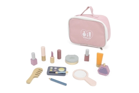 Ensemble de maquillage en bois