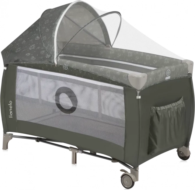 Lit de voyage Lionelo Sven Plus Beige Olive