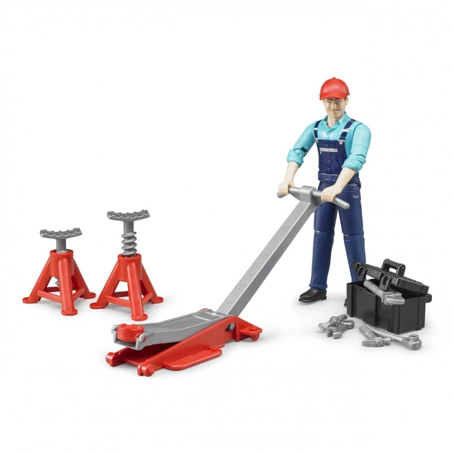 Bruder BWORLD Mécanicien avec outils