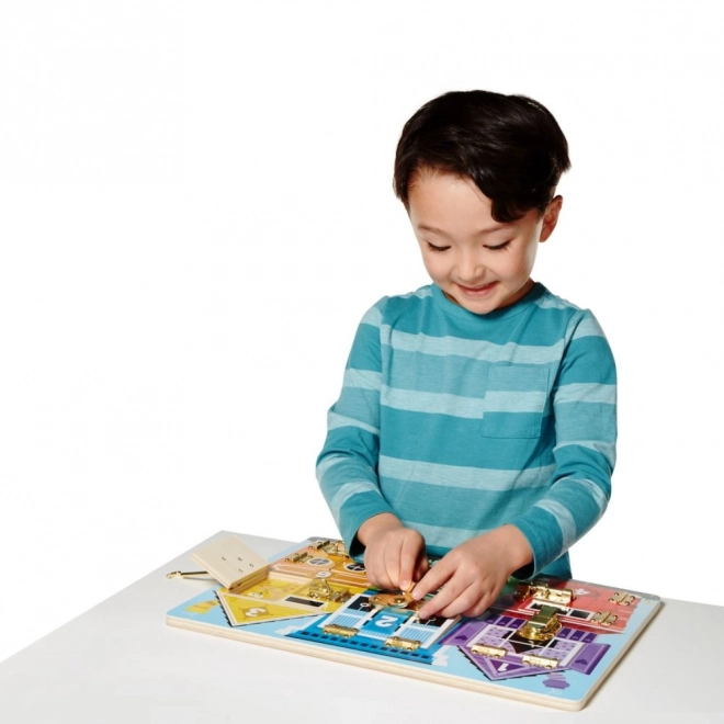 Serrures et panneau de sécurité Melissa and Doug