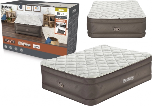 Matelas gonflable BESTWAY avec pompe intégrée 203 × 152 × 51 cm