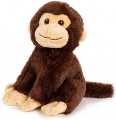 Singe en peluche marron 16 cm
