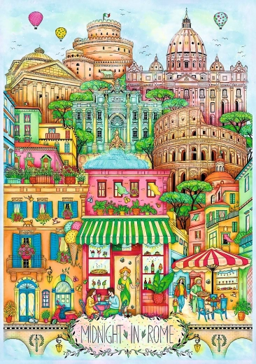 Trefl puzzle Minuit à Rome 1000 pièces
