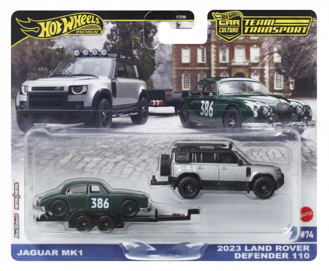 Ensemble de véhicules pour le 50e anniversaire de Land Rover par Hot Wheels